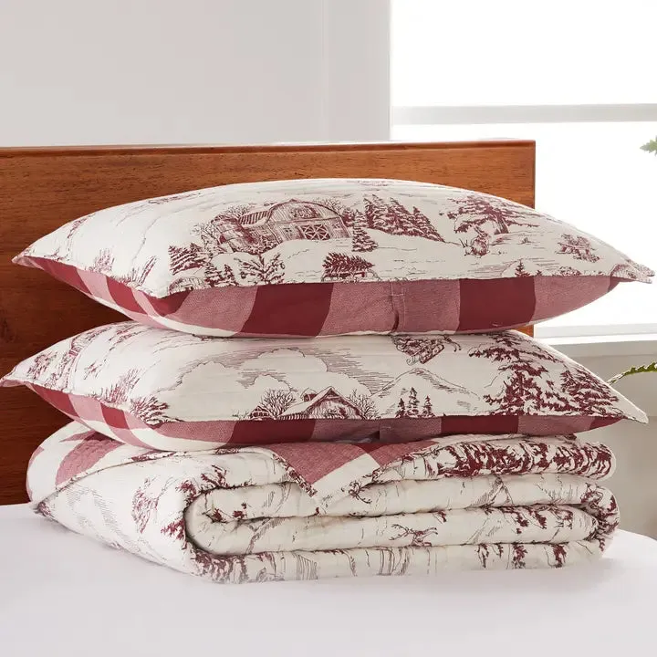 Vintage Sleigh Quilt Set