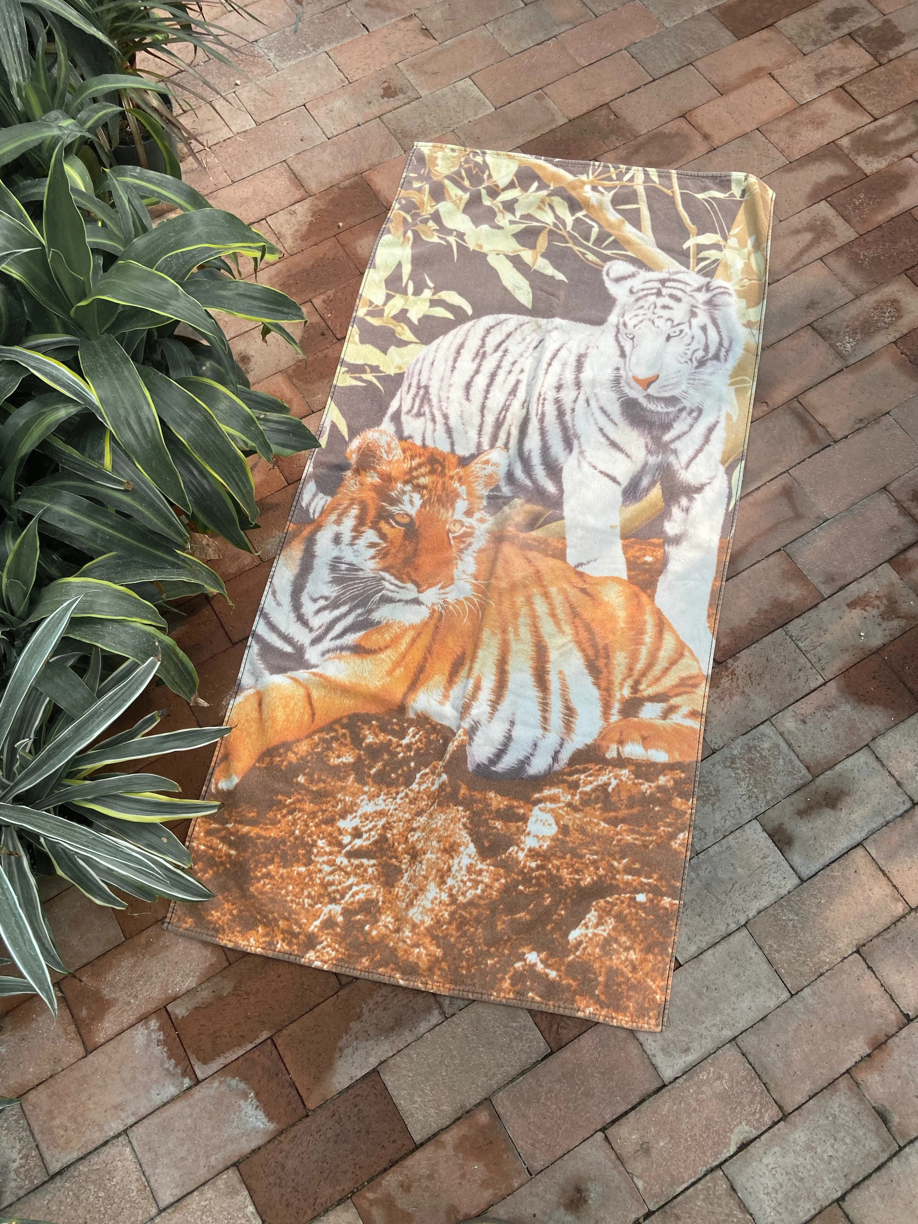 Vintage Tigers Towel