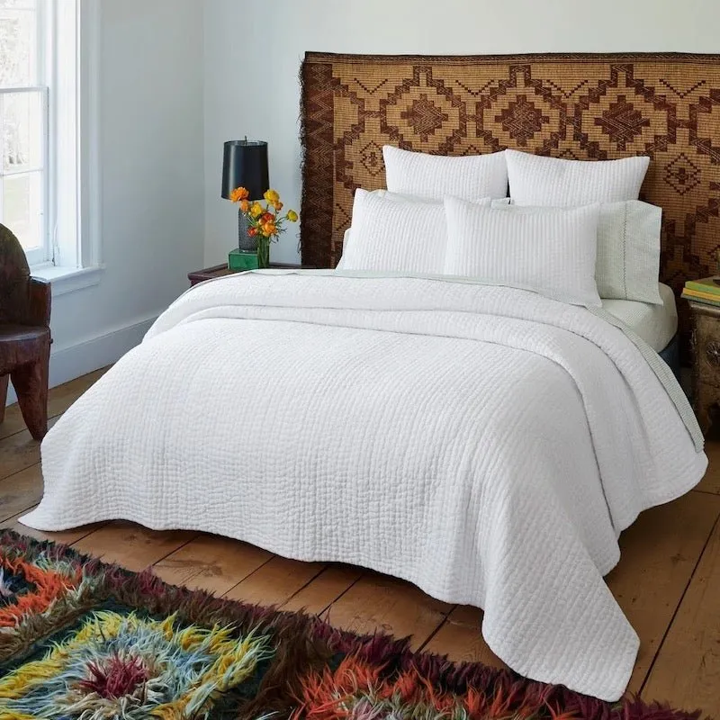 Vivada White Coverlets by John Robshaw