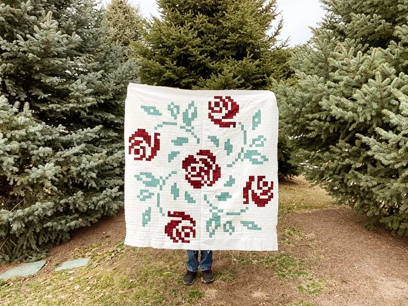 Wandering Rose Quilt Pattern