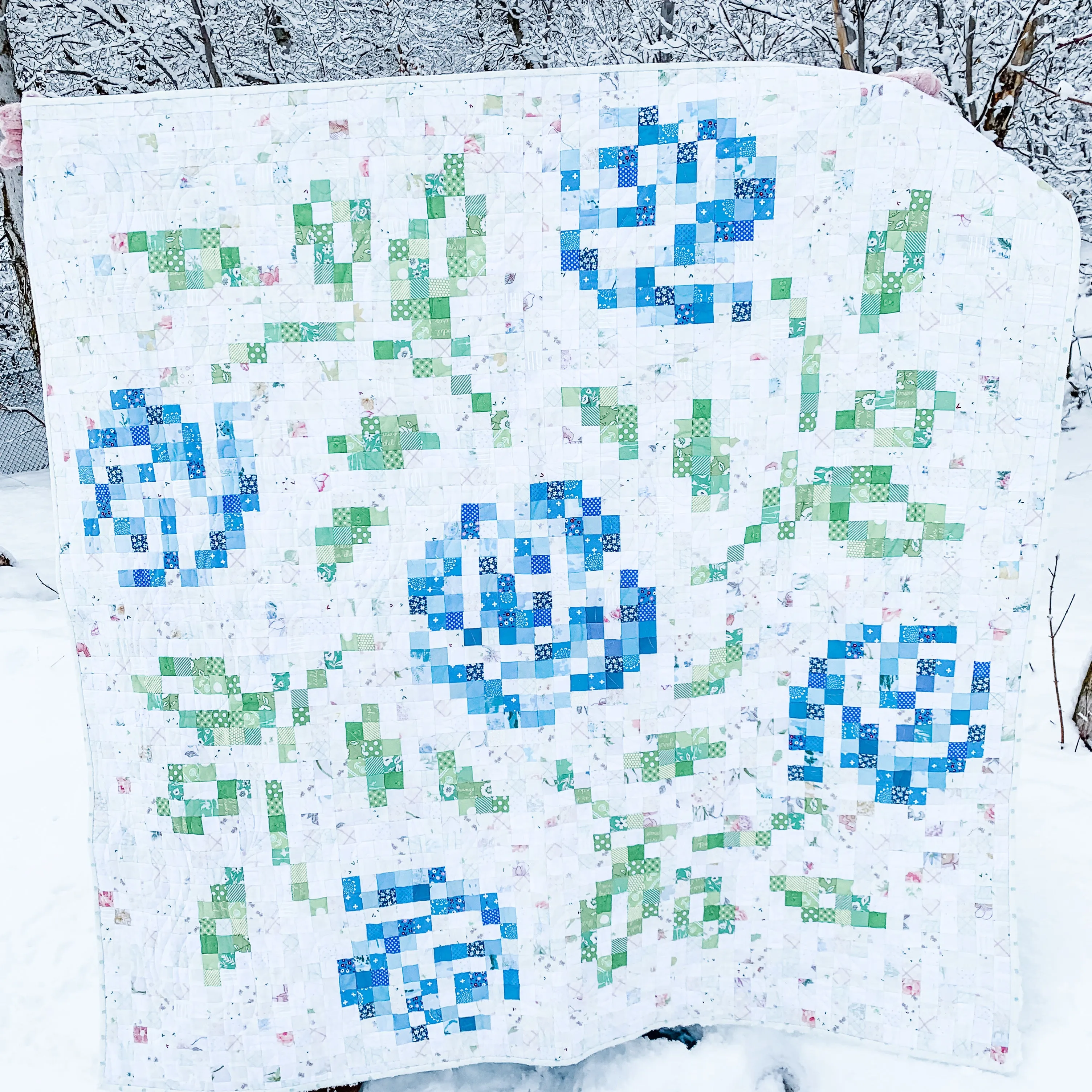 Wandering Rose Quilt Pattern